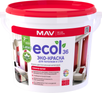 Эко-краска ECOL 36 для потолков