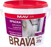 Краска BRAVA АCRYL 35у для окон и дверей