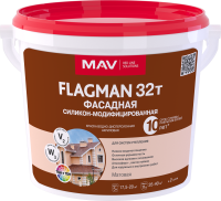 Краска FLAGMAN 32т фасадная силикон-модифицированная (ВД-АК-1032т)