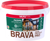 Лазурь для дерева BRAVA AQUA PROTECT PRO