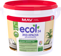 Эко-краска ECOL 34 для интерьеров