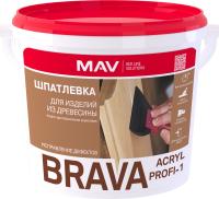 Шпатлевка BRAVA ACRYL PROFI-1 для изделий из древесины