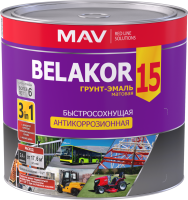Грунт-эмаль Belakor 15 прямо по ржавчине 3 в 1 быстросохнущая