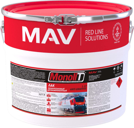 Лак MONOLIT L-17 ANTI-GRAFFITI 2К