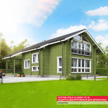 Состав VIOLA Classic HT 30 защитно-декоративный для древесины
