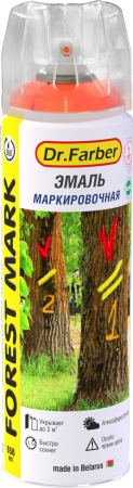 Эмаль-аэрозоль маркировочная Dr. Farber Forest Mark