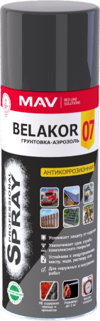 Грунтовка-аэрозоль BELAKOR 07 алкидная антикоррозионная