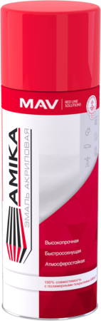 Эмаль-аэрозоль AMIKA акриловая универсальная Эмаль-аэрозоль AMIKA акриловая универсальная