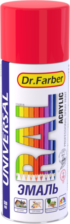 Эмаль-аэрозоль Dr.Farber акриловая универсальная