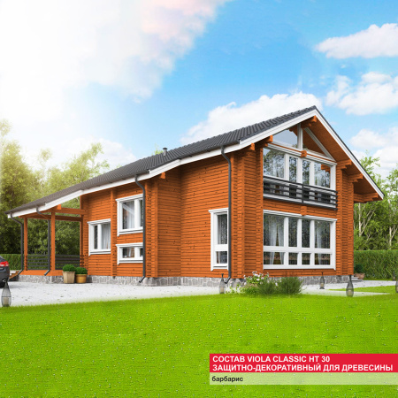Состав VIOLA Classic HT 30 защитно-декоративный для древесины