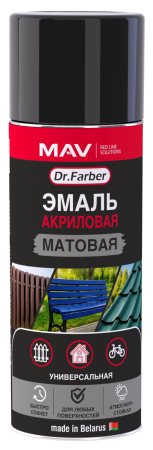 Эмаль акриловая универсальная Dr. Farber, матовая