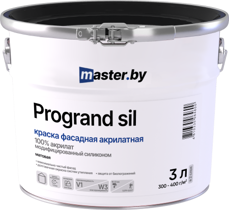 Краска master.by PROGRAND Sil фасадная