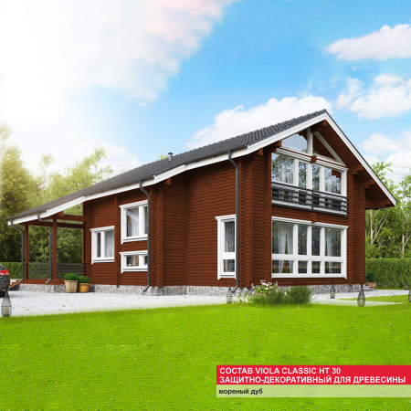 Состав VIOLA Classic HT 30 защитно-декоративный для древесины