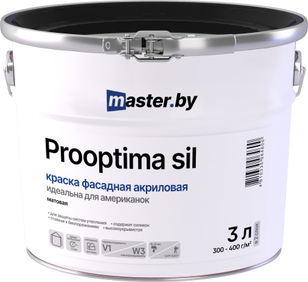 Краска master.by PROOPTIMA Sil фасадная