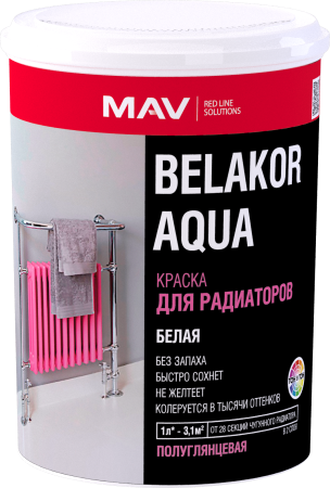 Краска BELAKOR AQUA Для радиаторов