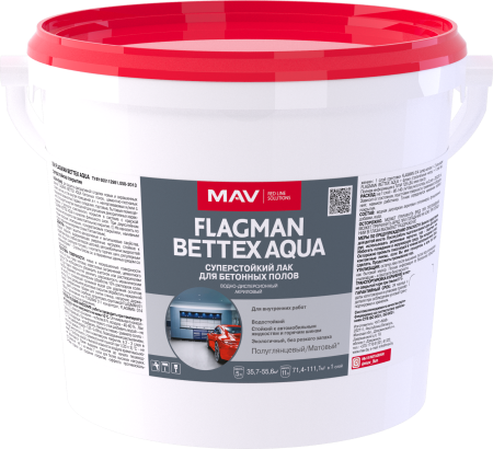 Лак FLAGMAN BETTEX AQUA суперстойкое покрытие