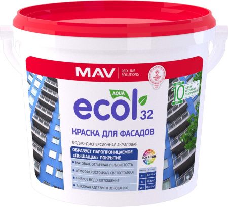 Краска ECOL 32 для фасадов