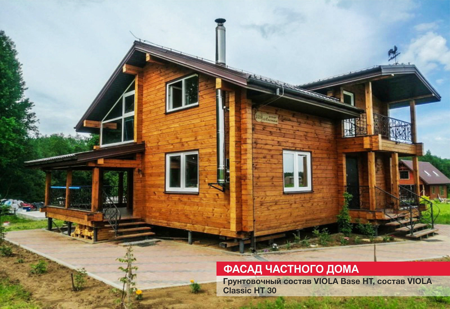 Фасад частного дома