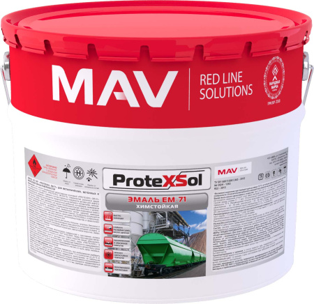 Эмаль PROTEXSOL EM-71 химстойкая Эмаль PROTEXSOL EM-71 химстойкая