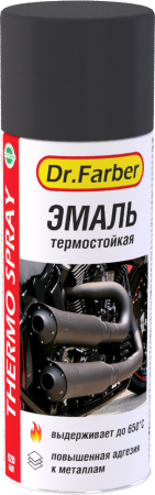 Эмаль-аэрозоль Dr.Farber термостойкая Эмаль-аэрозоль Dr.Farber термостойкая