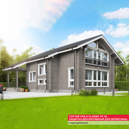 Состав VIOLA Classic HT 30 защитно-декоративный для древесины